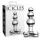 Icicles No. 47 - dreifach-perlen, Glas Analplug (transparent)