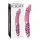 Icicles Nr. 57 - Doppelseitiger Glasdildo mit Penisform (Rosa)