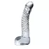 Icicles Nr. 61 - Glasdildo mit Hoden und Penis (transparent)