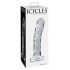 Icicles No. 62 - Glasdildo mit Penisform (transparent)