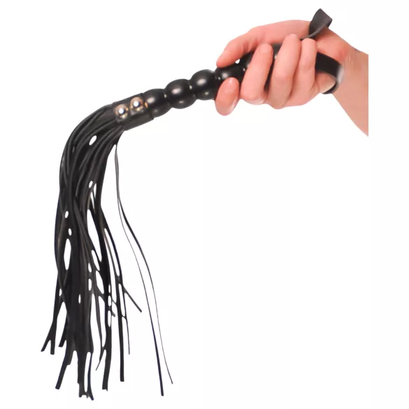 Fetish Fantasy - Perlen-Peitsche (Schwarz)