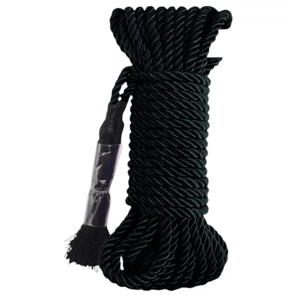 Fetisch Seidenseil - Shibari-Bondage-Seil (10 m, schwarz)