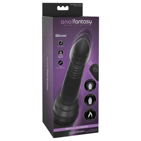 Analfantasy Ass Thruster - stoßender Analvibrator (schwarz)