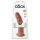 King Cock 9 - Lebensechter Dildo mit Saugnapf (23 cm) - Dunkler Naturton