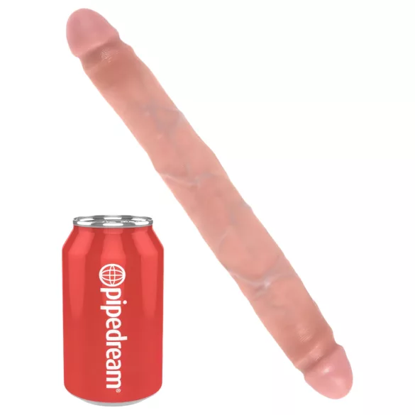 King Cock 12 Slim - naturgetreues Doppel-Dildo (31cm)