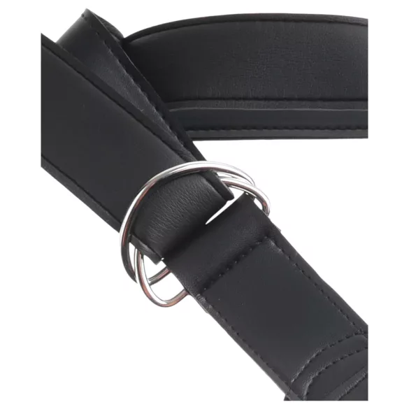 King Cock 7 - Strap-On Dildo mit Geschirr (schwarz)