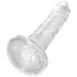 King Cock Clear 6 - Saugnapf-Dildo (15 cm)