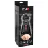 PDX Elite Dirty Talk - Vibrations-Masturbator Pulse (schwarz)