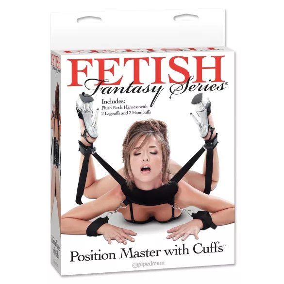 Pipedream - Fetish Position Master - BDSM Fesselset (schwarz)