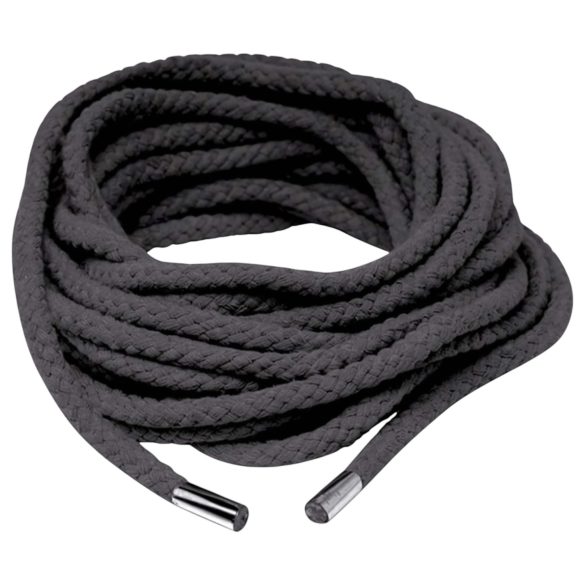 Fetisch Seidenseil - Shibari Bondage-Seil - 10m (schwarz)