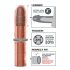 X-TENSION Perfect 3 - naturgetreuer Penismantel (22,8 cm) - Hautfarben