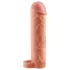 X-TENSION Perfect 2 - Penis-Manschette mit Hodenring (19cm) - hautfarben