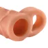 X-TENSION Perfect 2 - Penis-Manschette mit Hodenring (19cm) - hautfarben