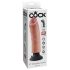 King Cock 8 - Biegsamer, naturgetreuer Vibrator (25cm)