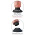 King Cock 8 - Biegsamer, naturgetreuer Vibrator (25cm)