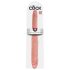 King Cock 16 Tapered - naturgetreues Doppel-Dildo (41 cm) - Naturfarbe