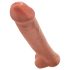 King Cock 15 - Riesendildo (38 cm) - Dunkles Natur