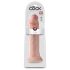 King Cock 14 - Mega-Dildo mit Saugnapf (36cm) - natürlich