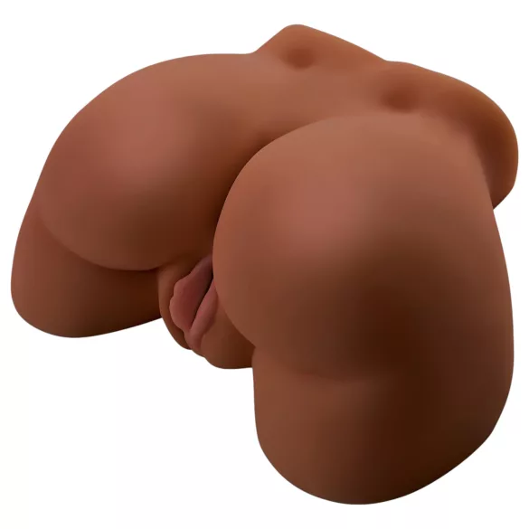 Pipedream Junk in Tha Trunk - vibrierender weiblicher Torso-Masturbator (dunkel naturfarben)