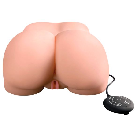 PDX Elite Milk Me Silly - Vibrations-Torso-Masturbator (natur)