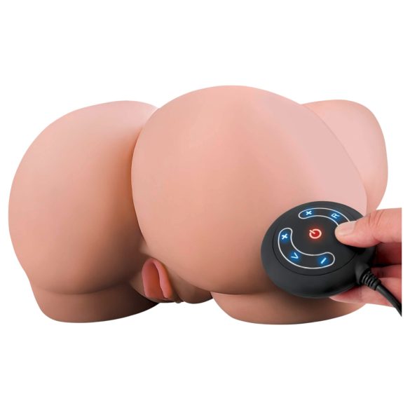 PDX Elite Milk Me Silly - Vibrations-Torso-Masturbator (natur)