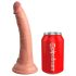 King Cock Elite 7 - realistische Dildo mit Saugnapf (18cm) - hautfarben