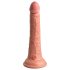 King Cock Elite 7 - realistische Dildo mit Saugnapf (18cm) - hautfarben