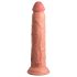 King Cock Elite 9 - Saugnapf, naturgetreuer Dildo (23cm) - Hautfarben