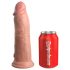 King Cock Elite 8 - Dildo mit Saugnapf (20cm) - Hautfarben