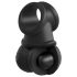 King Cock Elite Crown Jewels - Aufsatz für Dildos (schwarz)