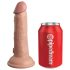 King Cock Elite Anfänger - strapazierbarer Dildo (naturfarben)