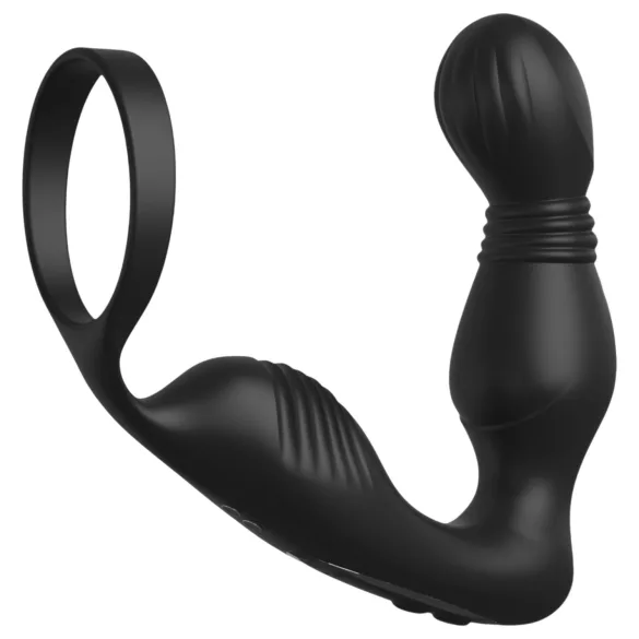 Anal Fantasy Elite - Prostata-Vibrator mit Penisring (schwarz)