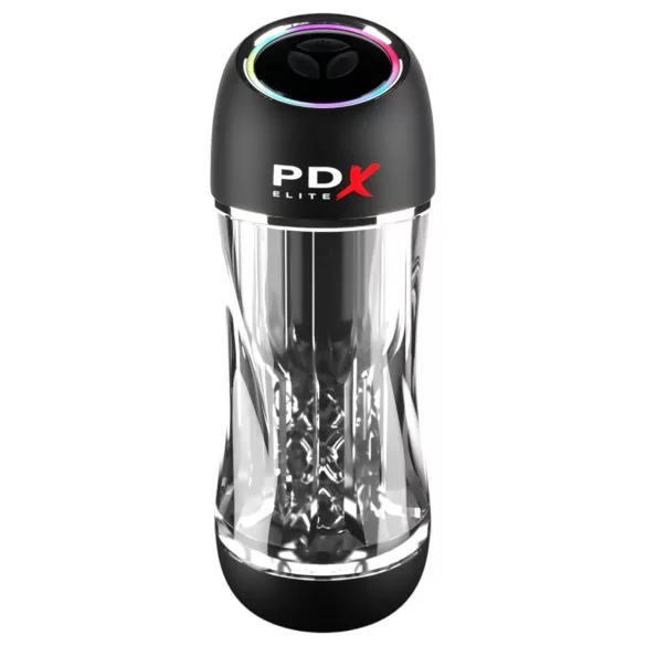 PDX ViewTube Pro - Saug‑Vibrationsmasturbator (schwarz)