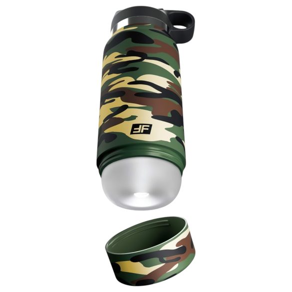 Fap Flask Glücklicher Camper - Masturbator in Flasche (grün-schwarz)
