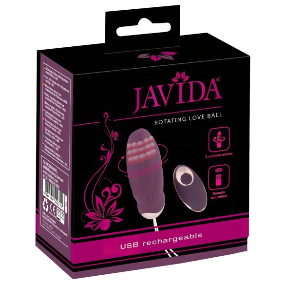 Javida - Funkelndes Vibrator-Ei mit Funksteuerung (Lila)