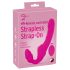Strepless Strap-On - Befestigungsfreier Vibrator (Pink)