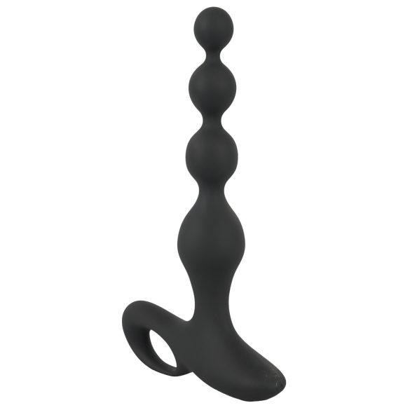 Black Velvet - Perlen Anal-Vibrator (schwarz)