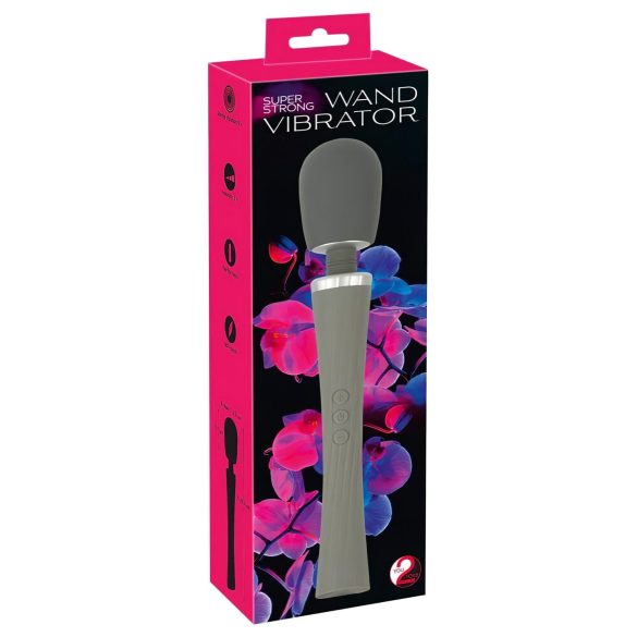 You2Toys - Super Strong Wand - Grauer Massagestab-Vibrator