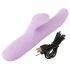 SMILE Thrusting - Rotierender Vibrator mit Klitorisstimulator (Lila)