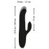 SMILE Thrusting - Rotierender Vibrator mit Klitorisstimulator (Lila)