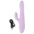 SMILE Thrusting - Rotierender Vibrator mit Klitorisstimulator (Lila)