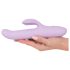 SMILE Thrusting - Rotierender Vibrator mit Klitorisstimulator (Lila)