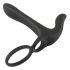 Black Velvet - Akku 2in1 Partner-Vibrator & Penisring (schwarz)