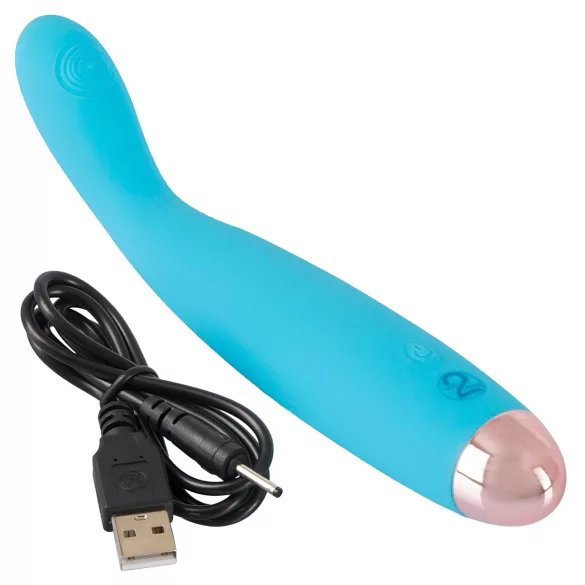 Cuties Mini - Akku, wasserdichter G-Punkt Vibrator (türkis)