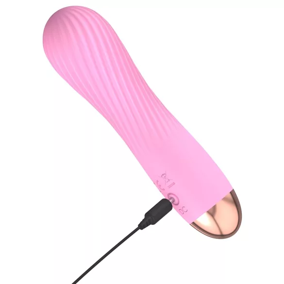 Cuties Mini - Akku, wasserdichter Spiralvibrator (Pink)