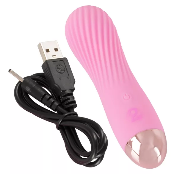 Cuties Mini - Akku, wasserdichter Spiralvibrator (Pink)