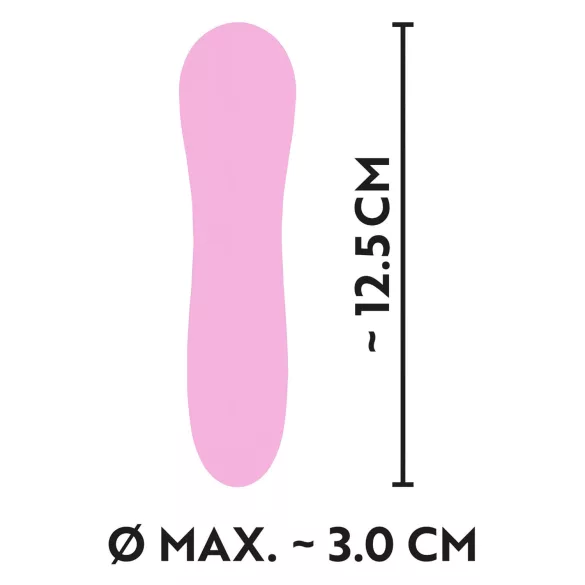 Cuties Mini - Akku, wasserdichter Spiralvibrator (Pink)
