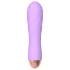 Cuties Mini - Akku, wasserdicht, gerippter Vibrator (lila)