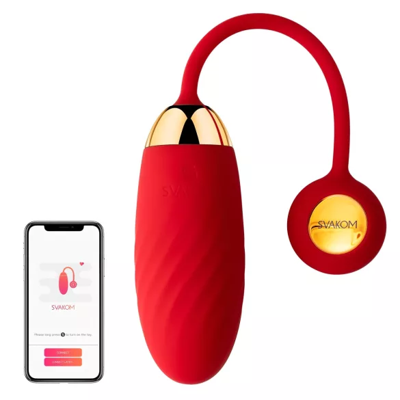 Svakom Ella Neo - App-gesteuertes Vibrations-Ei (rot)