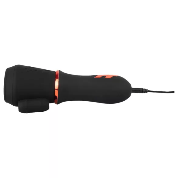 Rebel - Akku-Power, 2-Motoren Eichelvibrator (schwarz)